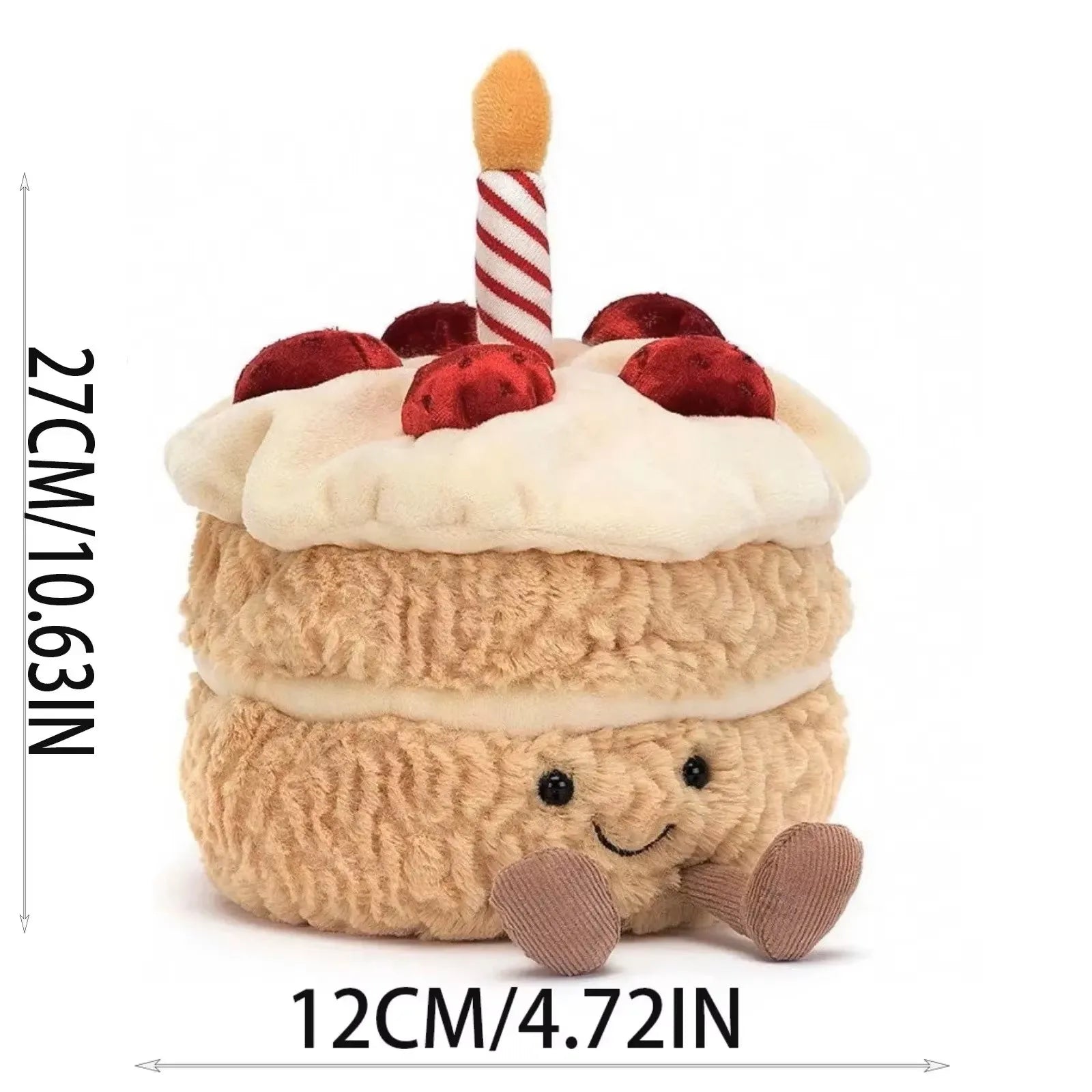 13cm Jelly Muffin Pet Toy