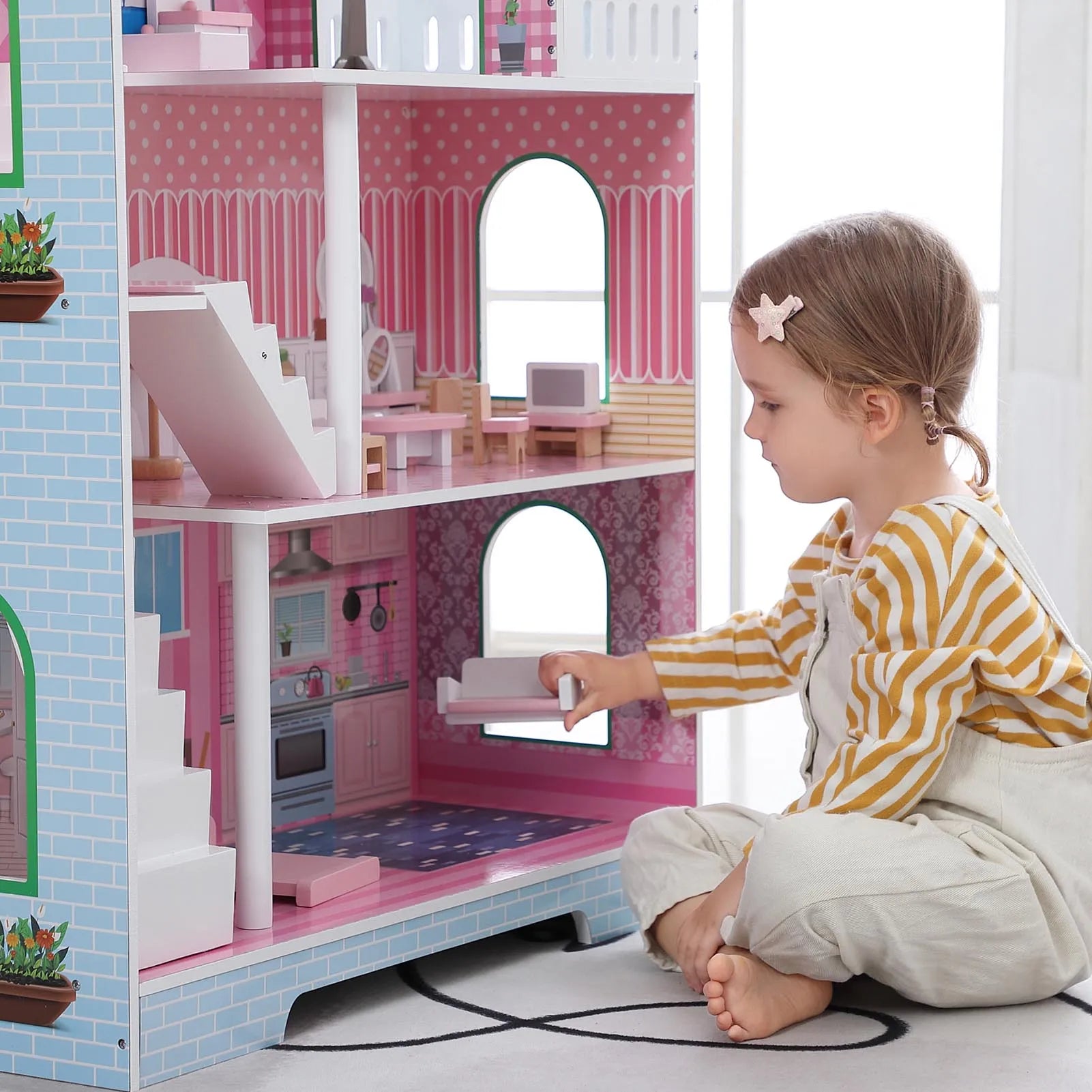 3 Tier Kids Dollhouse