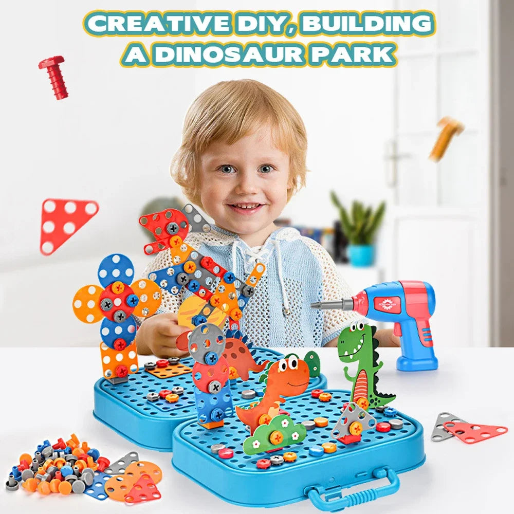 Electric Drill Assembly Puzzle Toy