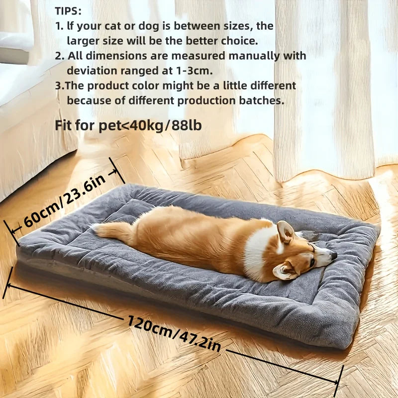Oversized Plush Dog Bed