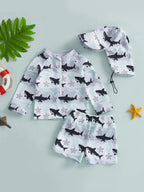 Infant Boy Rash Guard Swimwear Set