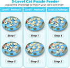 Interactive Cat Puzzle Toy with Track Balls