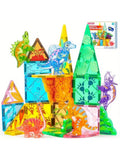 JOYFY 50Pcs Magnetic Building Tiles