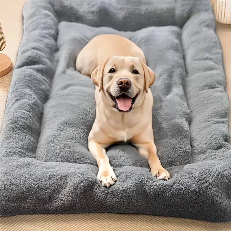 Oversized Plush Dog Bed