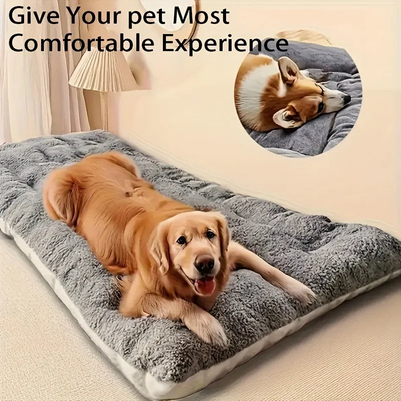 Oversized Plush Dog Bed