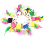Pet Cat Toys Rabbit Fur False Mouse