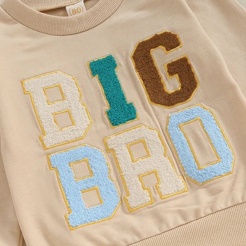 6M-4Y Toddler Baby Boy Big Brother Sweatshirt
