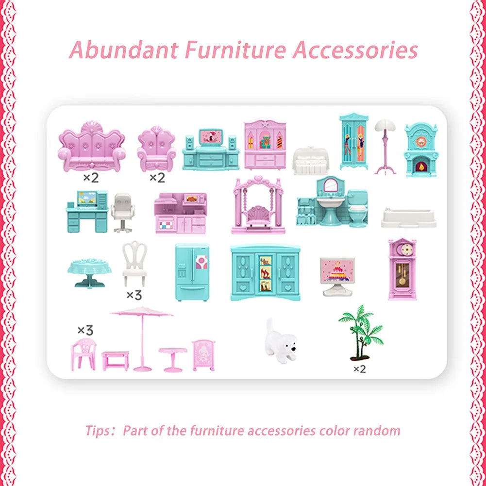 Pretend-Play DIY Dollhouse Kit