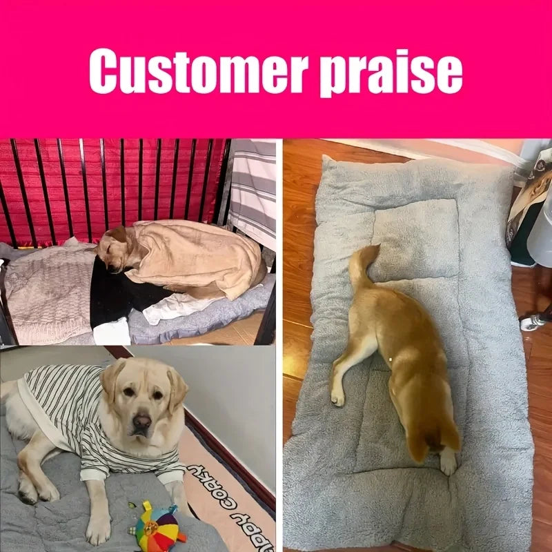 Oversized Plush Dog Bed