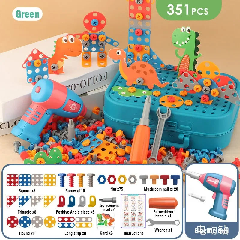 Electric Drill Assembly Puzzle Toy