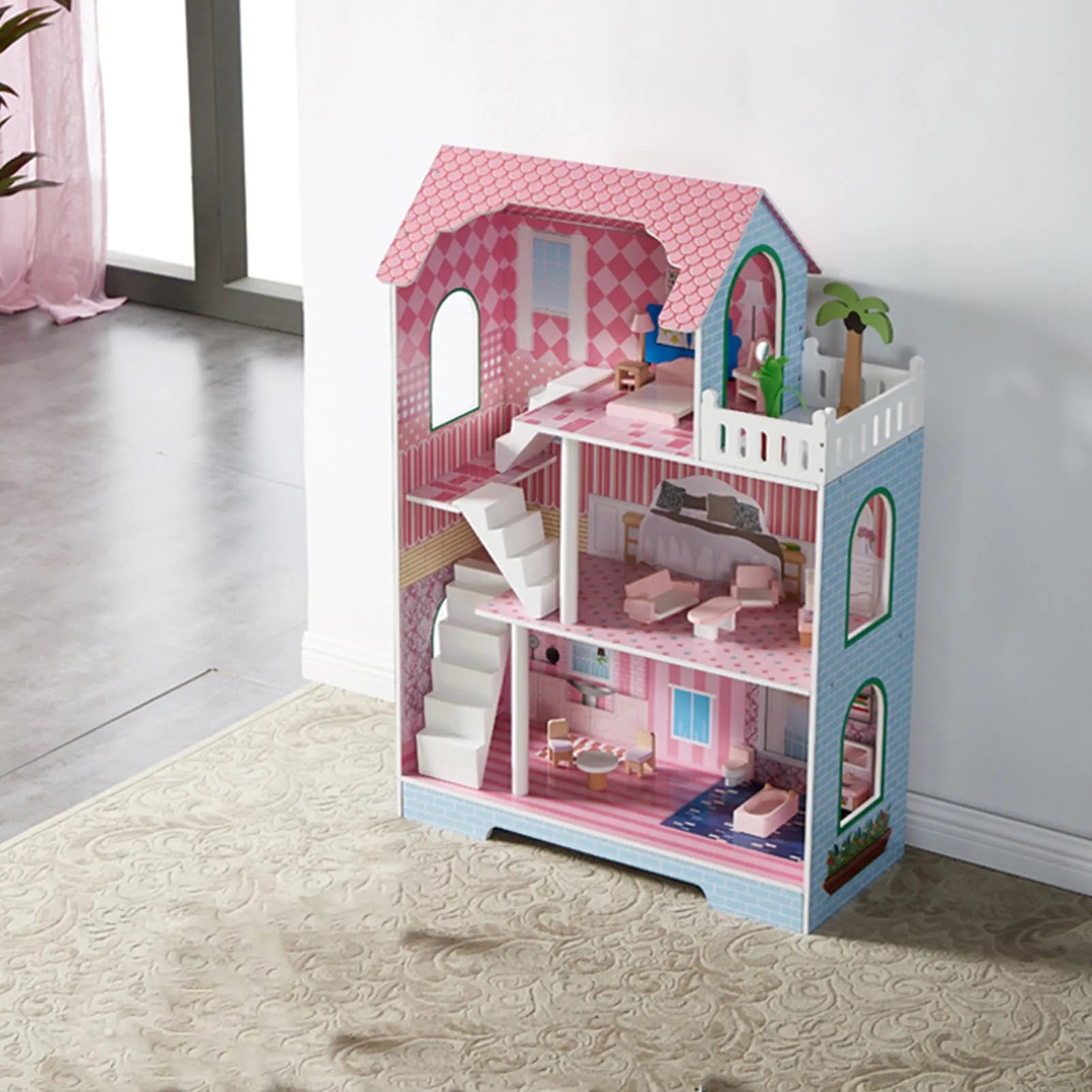 3 Tier Kids Dollhouse
