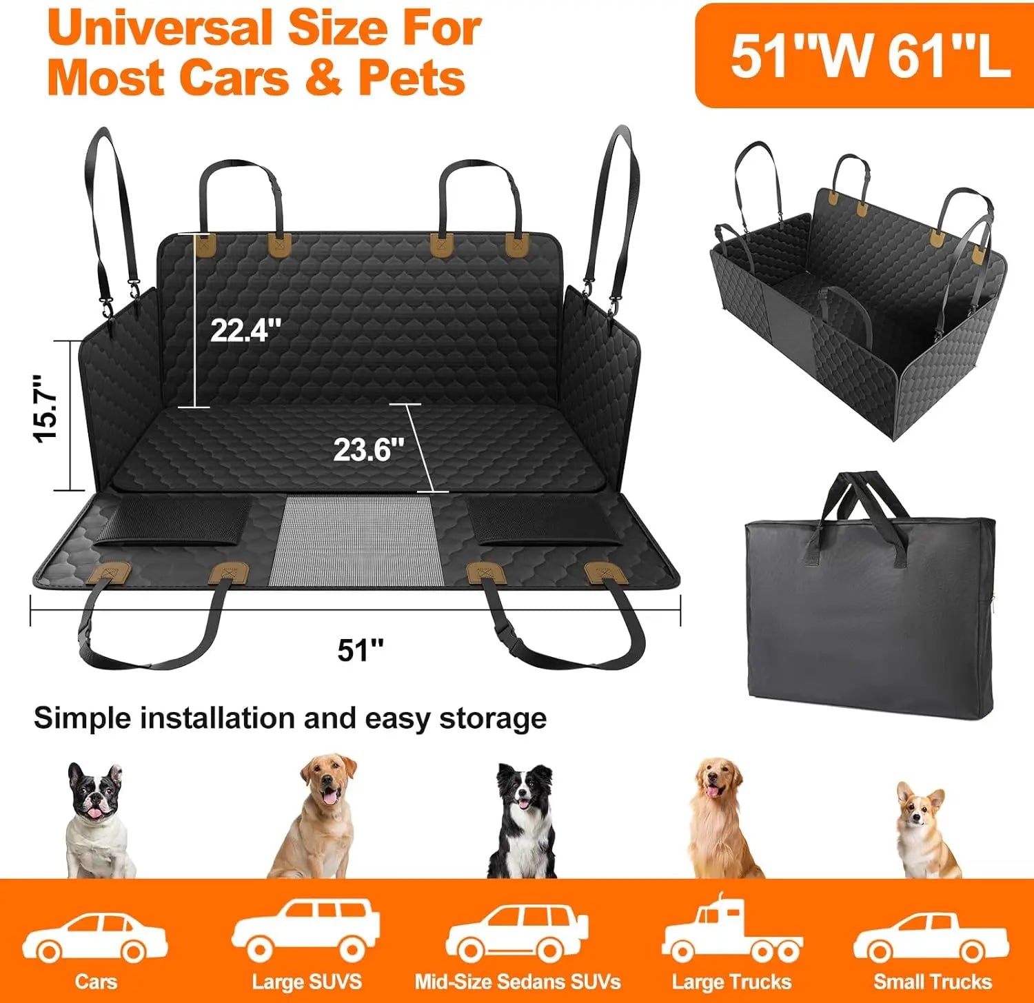 Waterproof Pet Travel Car Mat