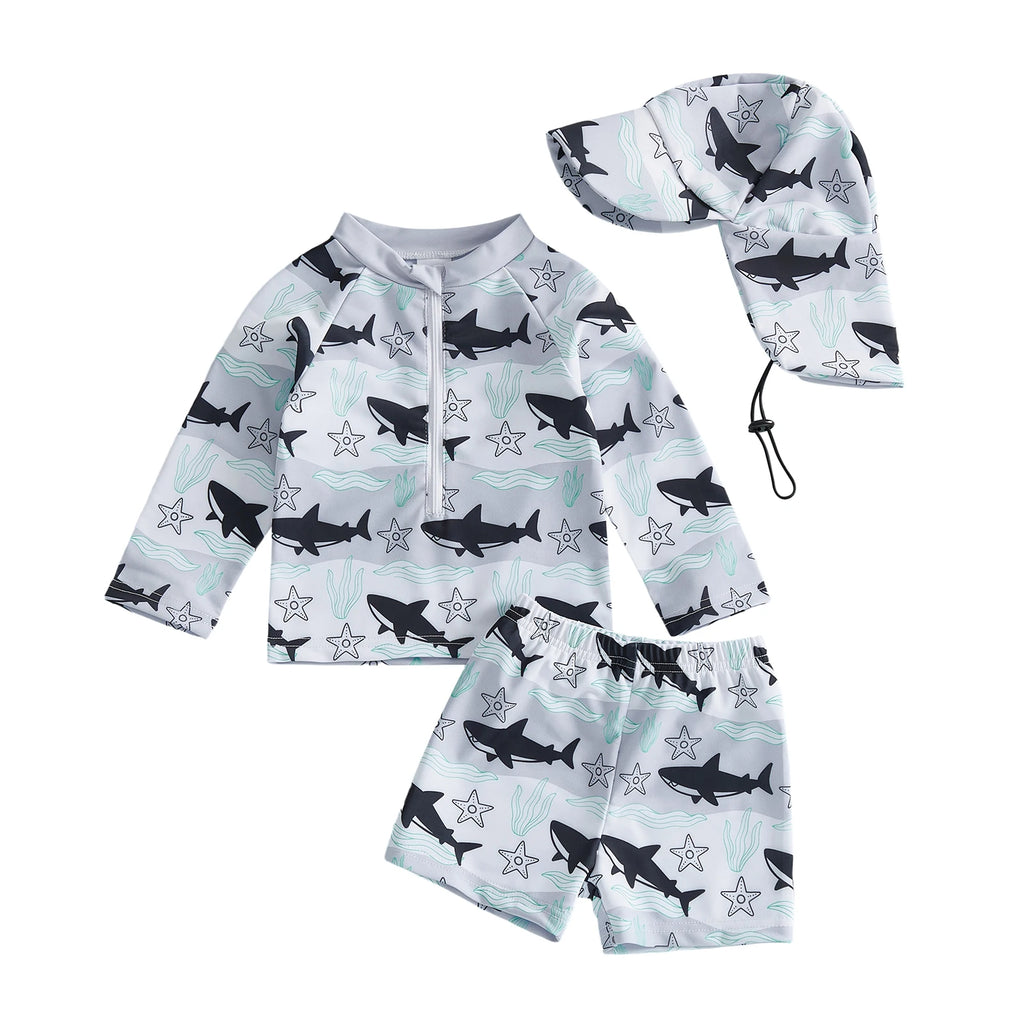 Infant Boy Rash Guard Swimwear Set