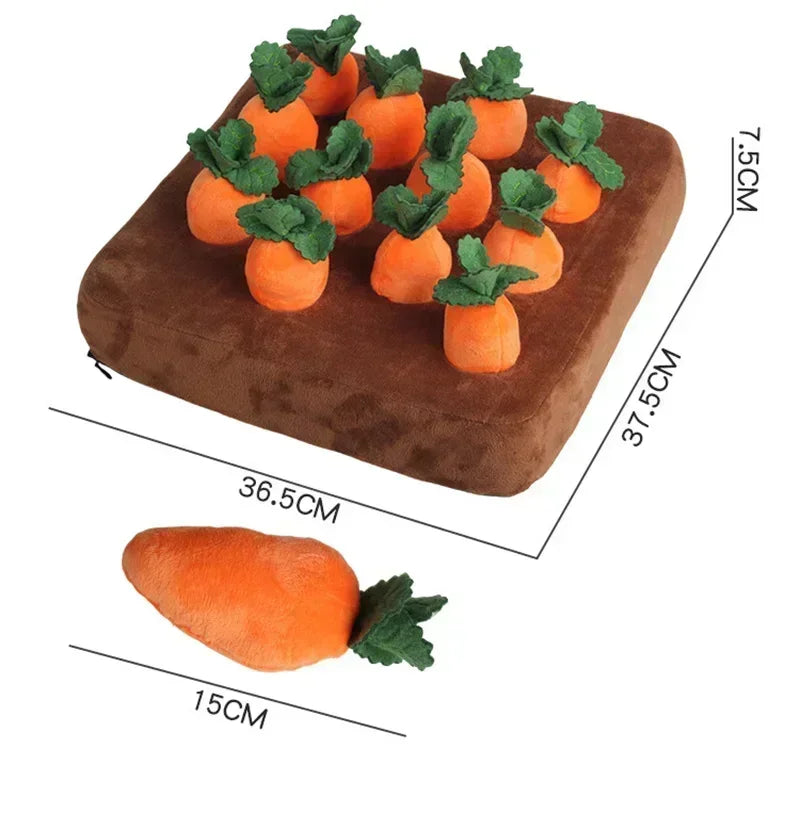 Innovative Dog Toys Snuffle Mat Carrots