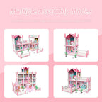 Pretend-Play DIY Dollhouse Kit