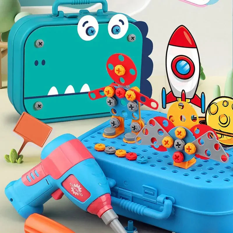 Electric Drill Assembly Puzzle Toy
