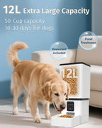 12L Smart Automatic Dog Feeder with Camera