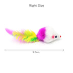 Pet Cat Toys Rabbit Fur False Mouse