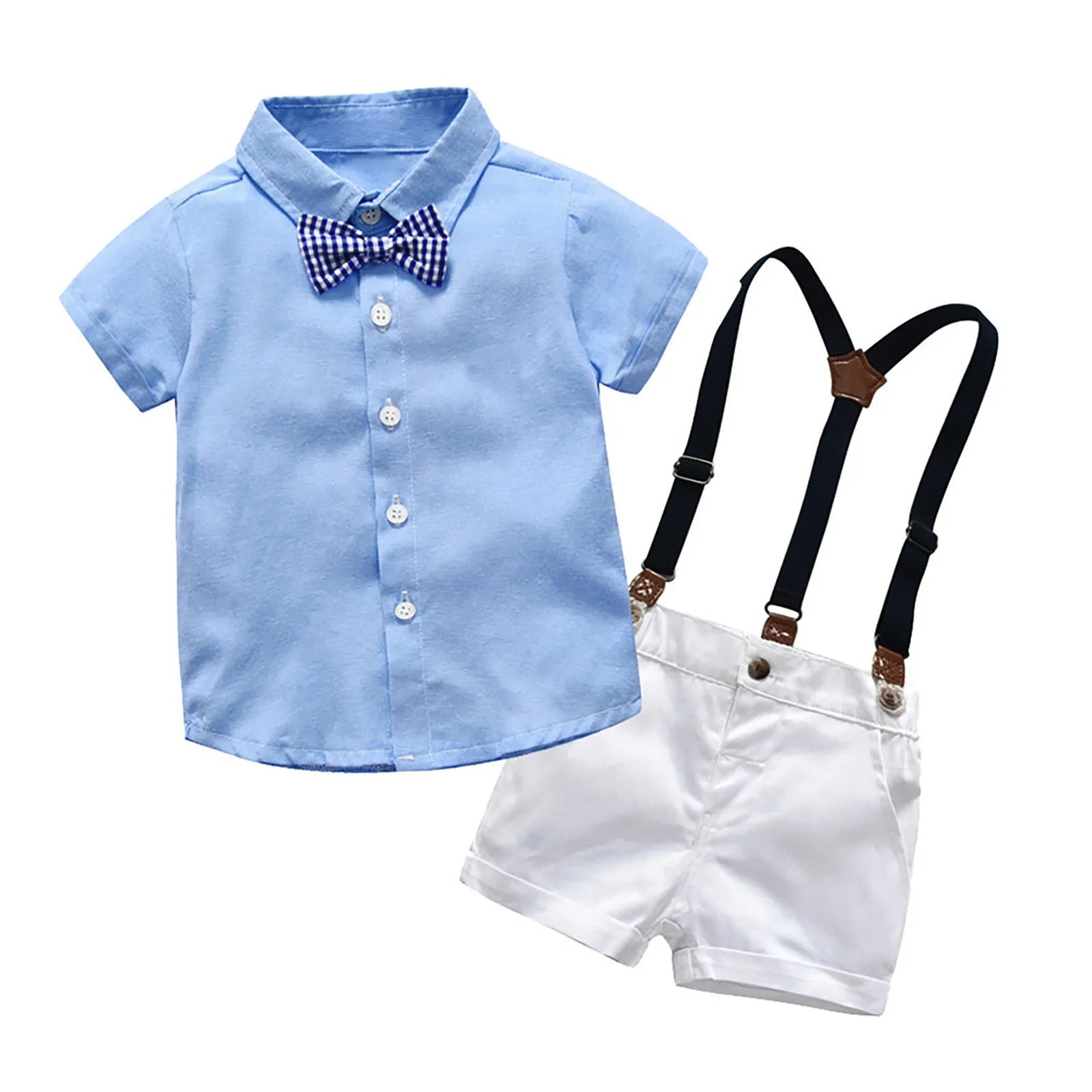 Gentleman Tops & Shorts Set