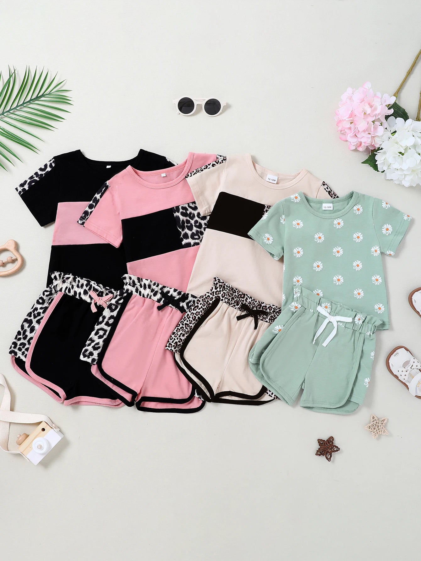 12M-5T Summer Shorts Set