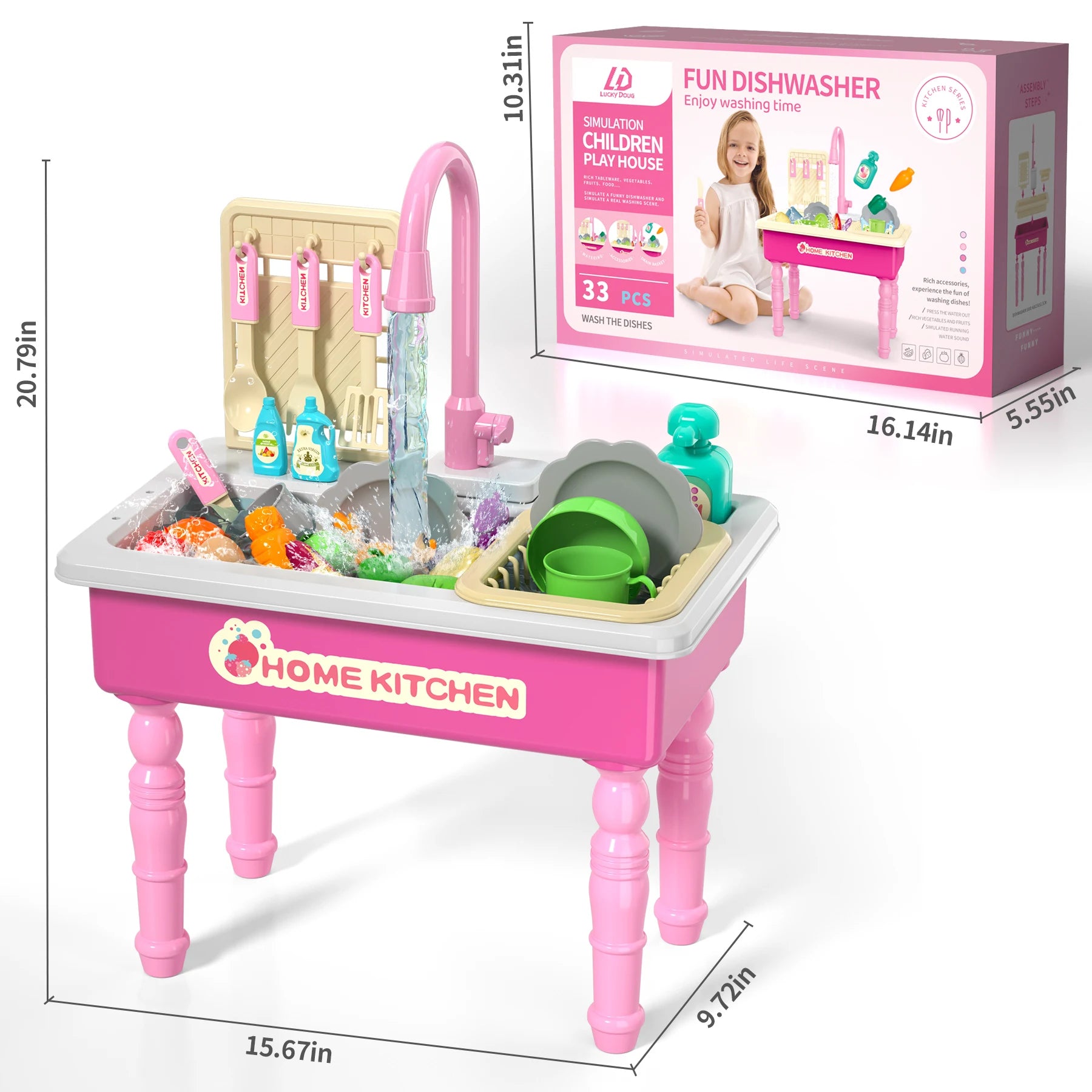 Play Kitchen Sink Toy