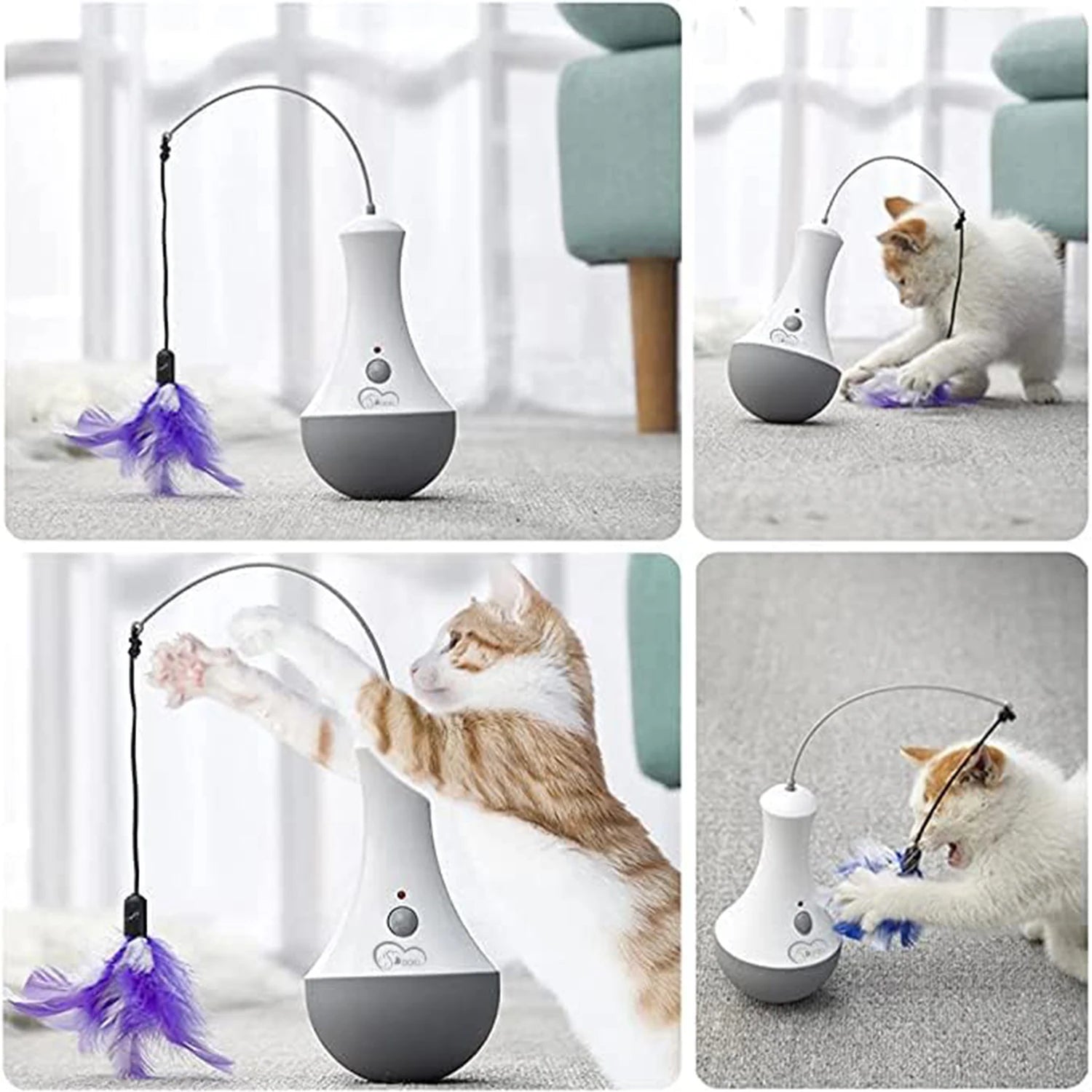 Cat Interactive Toy Feather