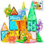 JOYFY 50Pcs Magnetic Building Tiles