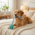 Cotton Rope & Rubber Dog Chew Ball