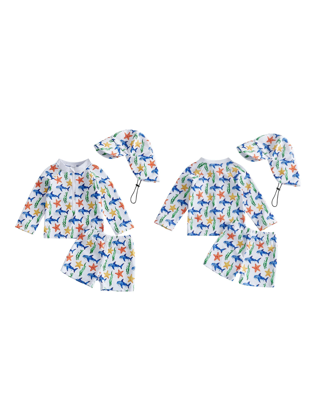 Infant Boy Rash Guard Swimwear Set