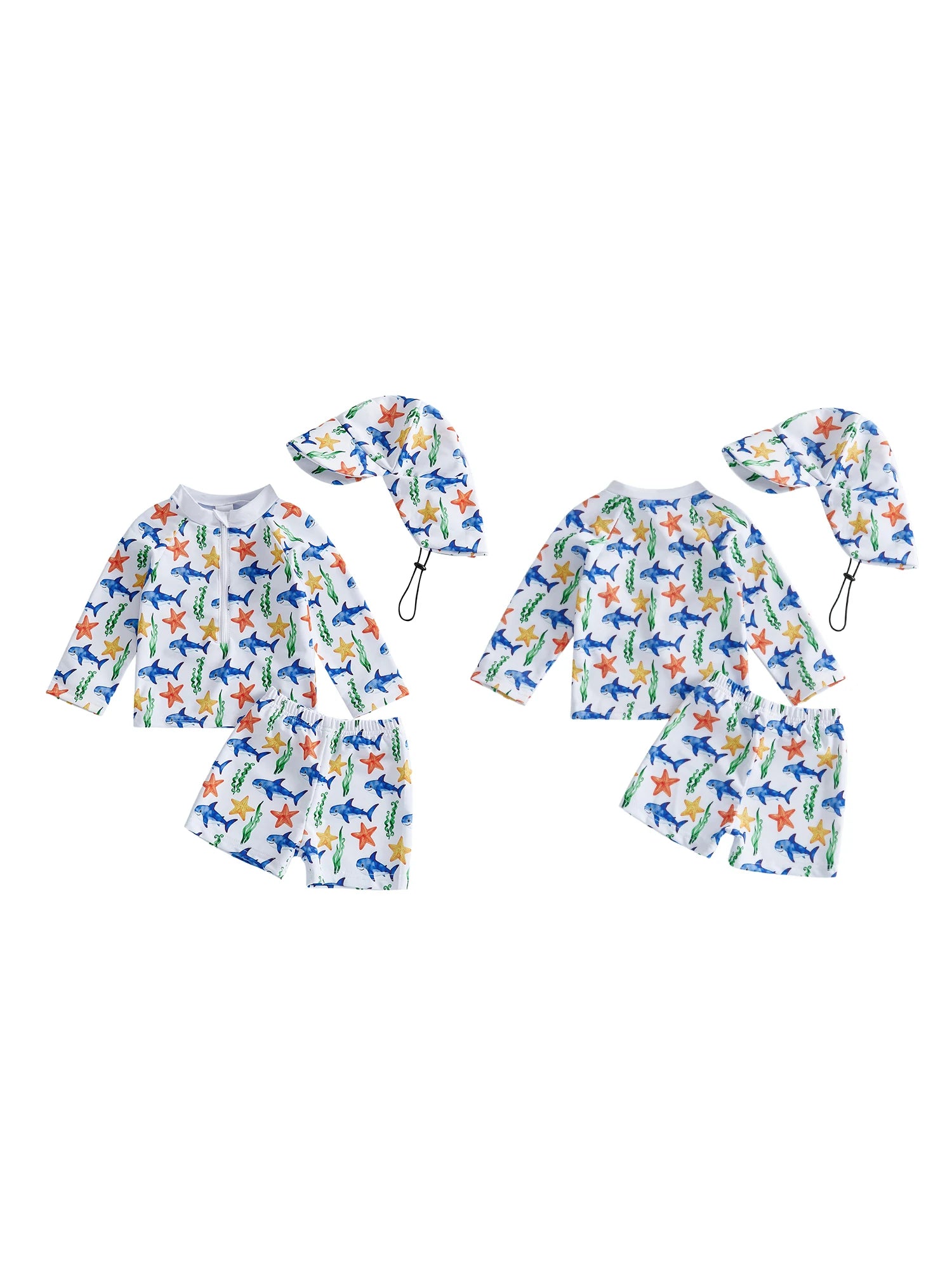 Infant Boy Rash Guard Swimwear Set