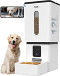 12L Smart Automatic Dog Feeder with Camera