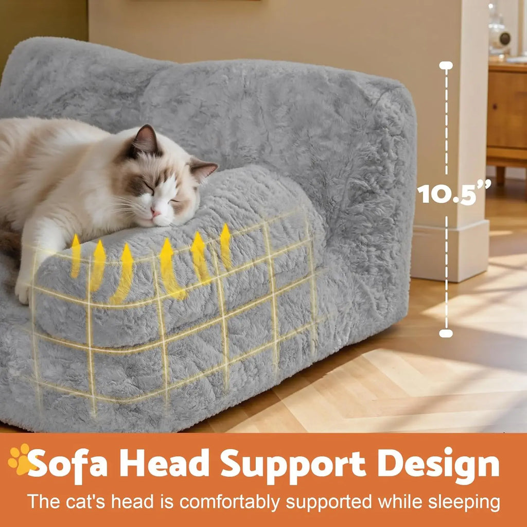 Orthopedic Pet Couch with Bolstered Edges