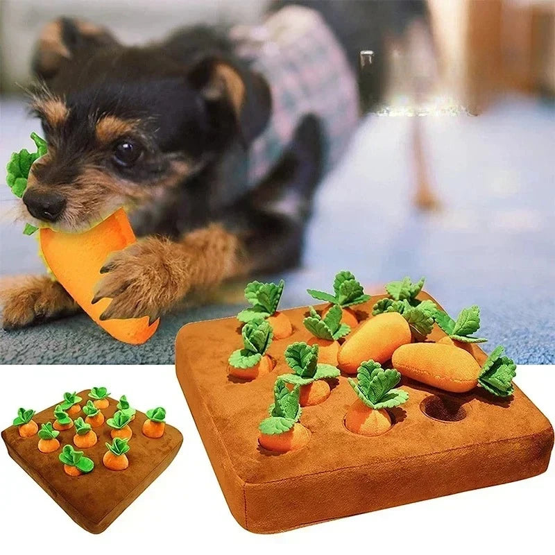 Innovative Dog Toys Snuffle Mat Carrots