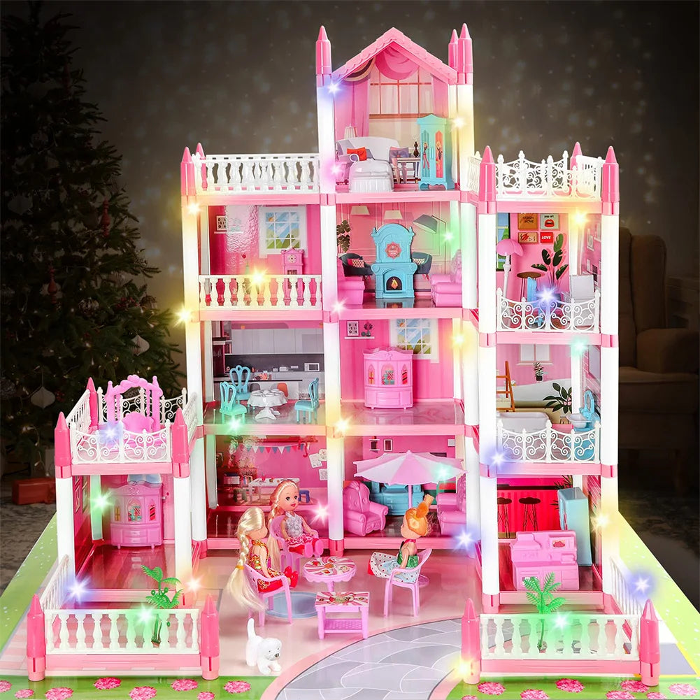 Pretend-Play DIY Dollhouse Kit
