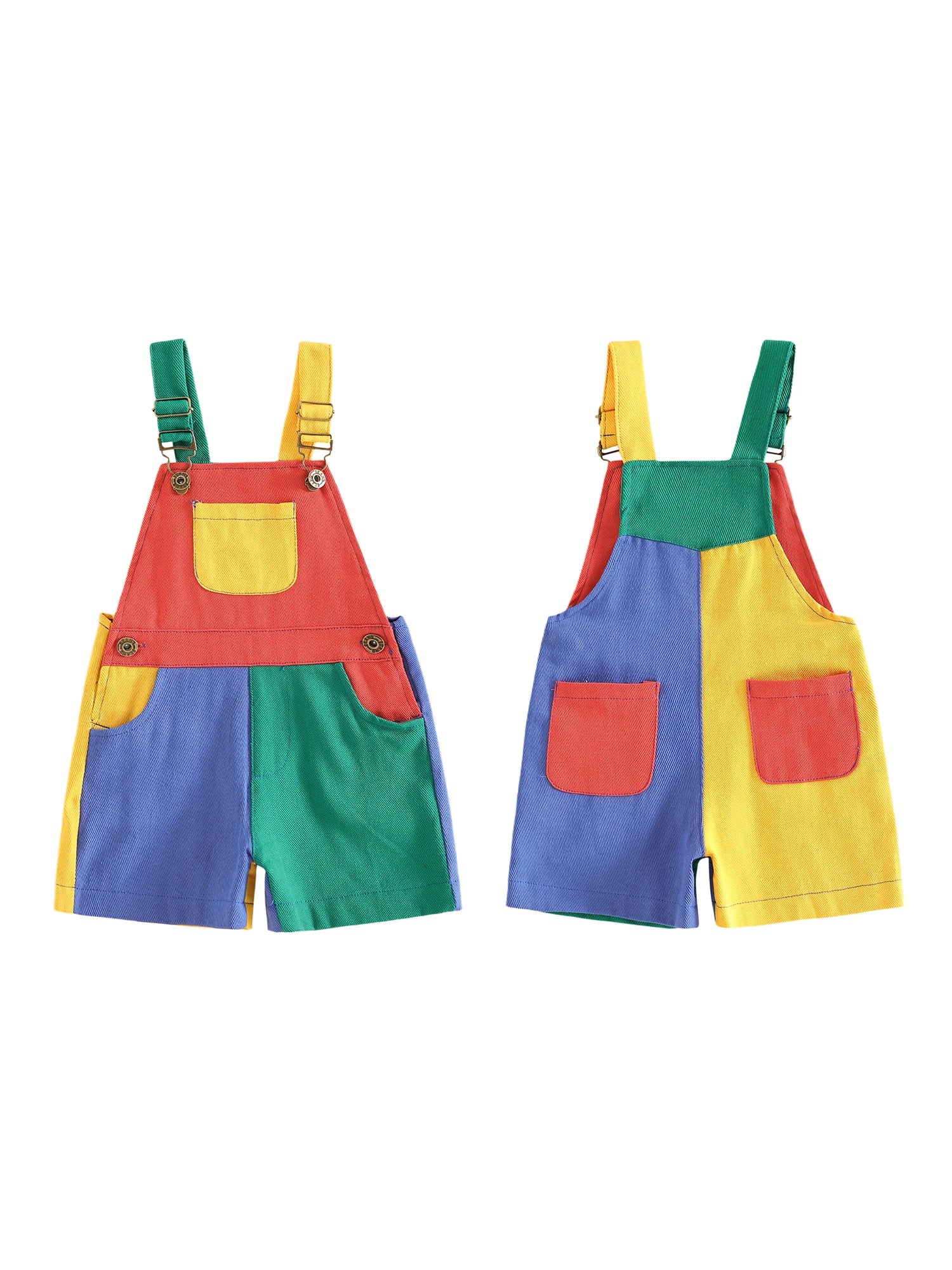 Children s Unisex Denim Overall Shorts